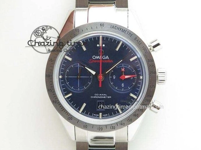 0420 Planet Ocean 43.5mm SS VSF 1:1 Best Edition Black Orange Bezel Black Dial on SS Bracelet A8900 Super Clone Breathable 8003